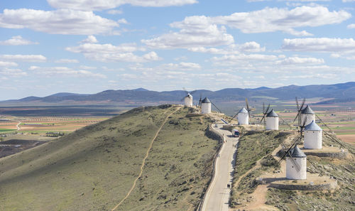 Panoramic view of landscape against sky