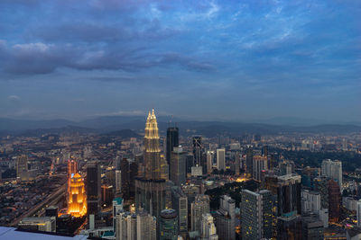 Aerial view of cityscape