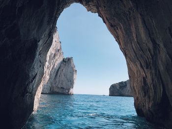 Panoramic view of sea against sky