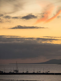 Sundown at lanzarote