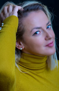 Portrait of beautiful woman