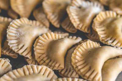 Rustical ravioli or tortellini. high quality photo