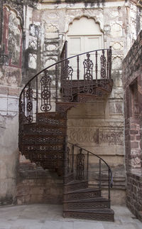 Staircase in building