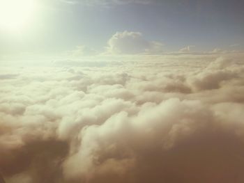 Low angle view of clouds in sky