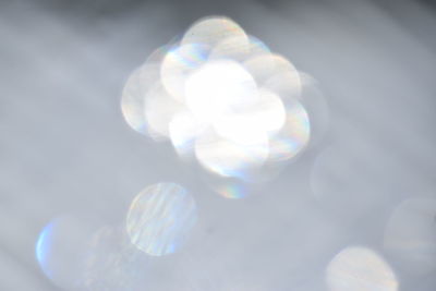 Close-up of bubbles