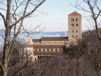 View of castle against clear sky