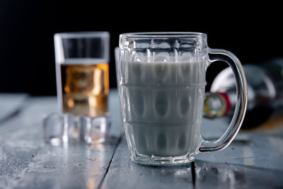 Close-up of drink on table