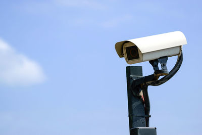 Cctv recording important events and a guard house and property.