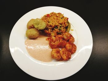 Close-up of food in plate