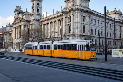 View of city street