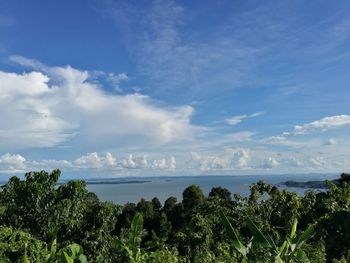 Sea view from trig hill, sandakan