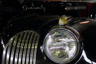 Close-up of vintage car