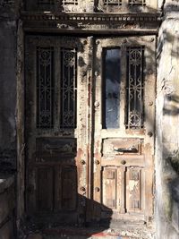 View of abandoned building