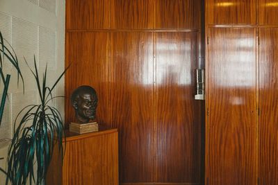 Close-up of wooden door