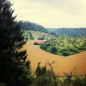 Scenic view of landscape against sky