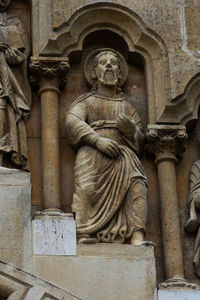 Low angle view of statue