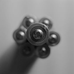 Close up of electric lamp