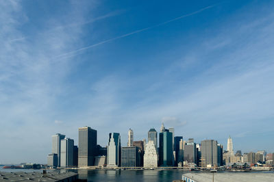 New york skyscrapers profile landscape