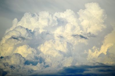 Low angle view of clouds in sky
