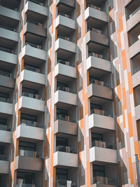 Full frame shot of beach residential building