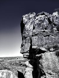 Rock formations in a desert