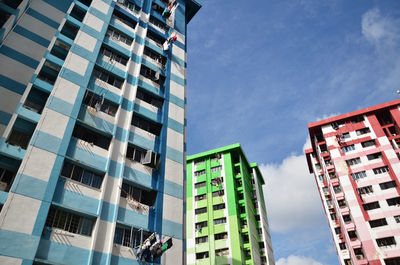 Low angle view of modern building