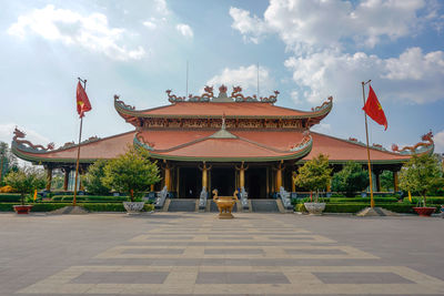 Traditional building against sky