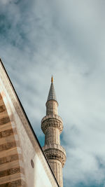 Low angle view of building against sky