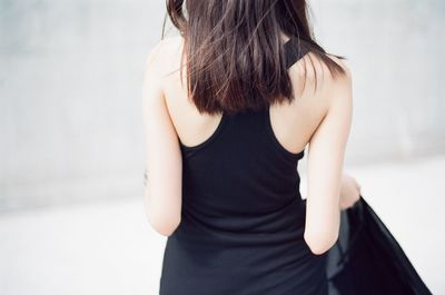 Beautiful woman standing in park