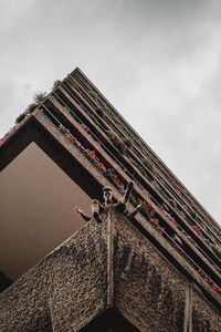 Low angle view of traditional building against sky