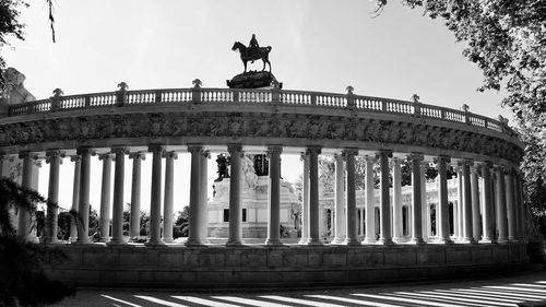 Low angle view of statue