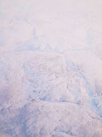 Full frame shot of snow covered land