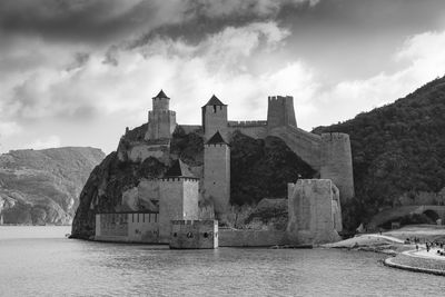 Scenic view of golubac castle 