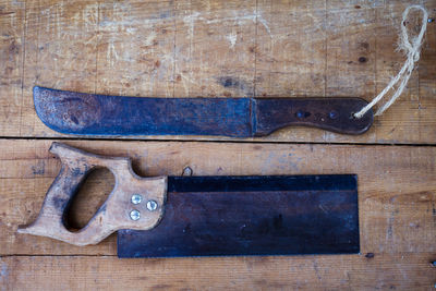 Close-up of wooden door