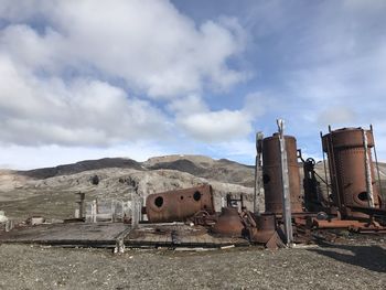 Old ruins against sky