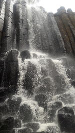 Water splashing in water