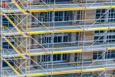 Full frame shot of building under construction