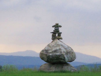 Scenic view of mountain against sky