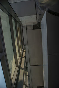 Low angle view of modern building against sky