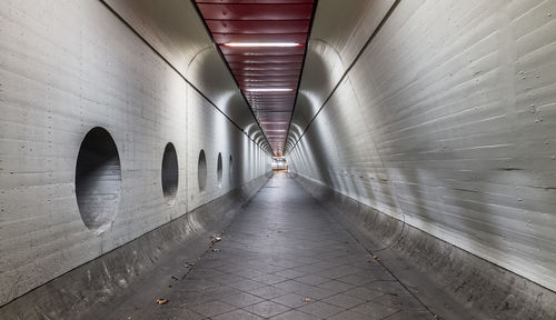 View of subway tunnel