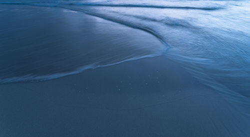 High angle view of sea shore