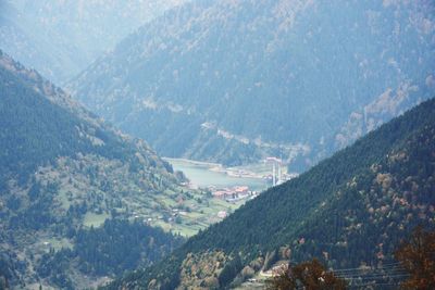 Aerial view of landscape