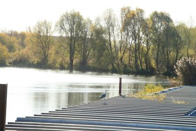 Scenic view of river