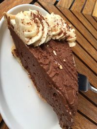 Close-up of dessert on table