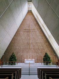 Cross in church