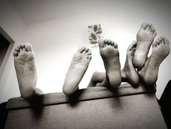 Low section of people