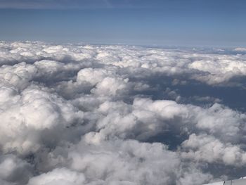 Low angle view of clouds in sky