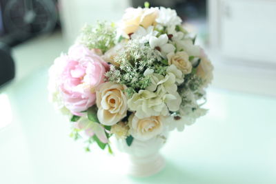 Close-up of rose bouquet