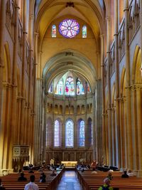 Interior of building