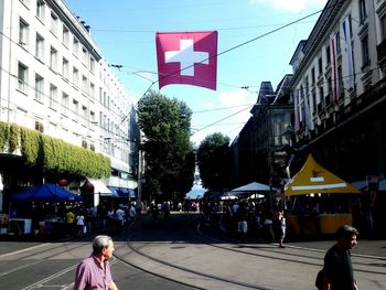 View of city street